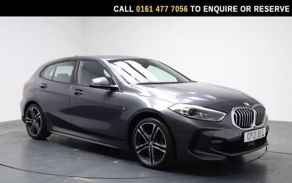 Used 2021 GREY BMW 1 SERIES Hatchback 1.5 118i M Sport Hatchback 5dr Petrol DCT Euro 6 (s/s) (136 ps) (reg. 2021-03-10) for sale in Stockport