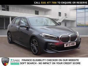 Used 2021 GREY BMW 1 SERIES Hatchback 1.5 118i M Sport Hatchback 5dr Petrol DCT Euro 6 (s/s) (136 ps) (reg. 2021-03-03) for sale in Stockport