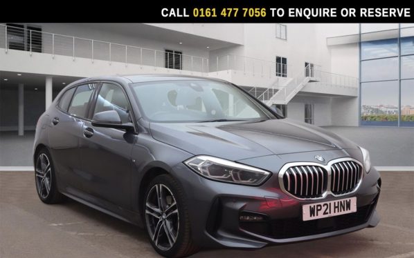 Used 2021 GREY BMW 1 SERIES Hatchback 1.5 118i M Sport Hatchback 5dr Petrol DCT Euro 6 (s/s) (136 ps) (reg. 2021-03-03) for sale in Stockport
