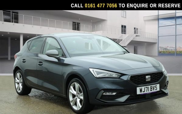 Used 2021 GREY SEAT LEON Hatchback 1.4 eHybrid 12.8kWh FR Hatchback 5dr Petrol Plug-in Hybrid DSG Euro 6 (s/s) (204 ps) (reg. 2021-11-30) for sale in Stockport