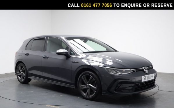 Used 2021 GREY VOLKSWAGEN GOLF Hatchback 1.5 eTSI MHEV R-Line Hatchback 5dr Petrol Hybrid DSG Euro 6 (s/s) (150 ps) (reg. 2021-08-18) for sale in Stockport