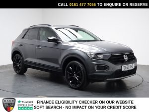 Used 2021 GREY VOLKSWAGEN T-ROC SUV 1.5 TSI EVO Black Edition SUV 5dr Petrol DSG Euro 6 (s/s) (150 ps) (reg. 2021-03-31) for sale in Stockport