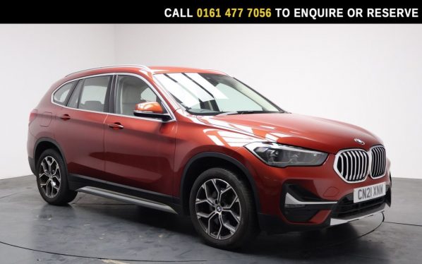 Used 2021 ORANGE BMW X1 SUV 2.0 20i xLine SUV 5dr Petrol DCT sDrive Euro 6 (s/s) (178 ps) (reg. 2021-05-21) for sale in Stockport