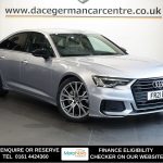 Used 2021 SILVER AUDI A6 SALOON Saloon 2.0 TDI 40 Black Edition Saloon 4dr Diesel S Tronic Euro 6 (s/s) (204 ps) (reg. 2021-07-16) for sale in Altrincham