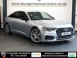 Used 2021 SILVER AUDI A6 SALOON Saloon 2.0 TDI 40 Black Edition Saloon 4dr Diesel S Tronic Euro 6 (s/s) (204 ps) (reg. 2021-07-16) for sale in Altrincham