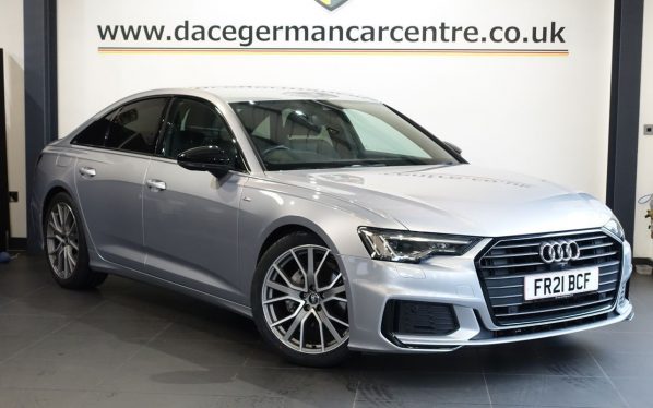 Used 2021 SILVER AUDI A6 SALOON Saloon 2.0 TDI 40 Black Edition Saloon 4dr Diesel S Tronic Euro 6 (s/s) (204 ps) (reg. 2021-07-16) for sale in Altrincham