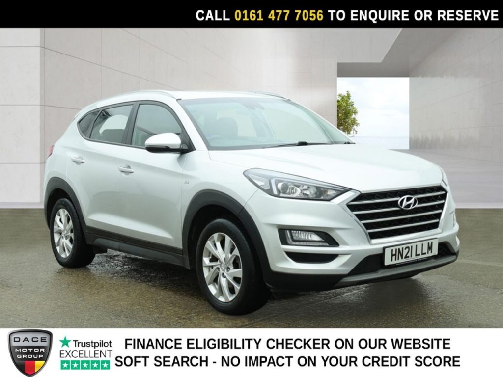 Used 2021 SILVER HYUNDAI TUCSON SUV 1.6 CRDi MHEV SE Nav SUV 5dr Diesel Hybrid DCT Euro 6 (s/s) (136 ps) (reg. 2021-03-27) for sale in Stockport