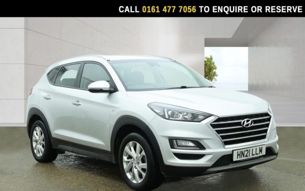 Used 2021 SILVER HYUNDAI TUCSON SUV 1.6 CRDi MHEV SE Nav SUV 5dr Diesel Hybrid DCT Euro 6 (s/s) (136 ps) (reg. 2021-03-27) for sale in Stockport