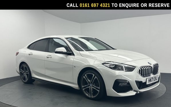 Used 2021 WHITE BMW 2 SERIES GRAN COUPE Saloon 2.0 218d M Sport Saloon 4dr Diesel Manual Euro 6 (s/s) (150 ps) (reg. 2021-10-18) for sale in Manchester