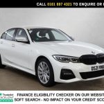 Used 2021 WHITE BMW 3 SERIES Saloon 2.0 330e 12kWh M Sport Saloon 4dr Petrol Plug-in Hybrid Auto xDrive Euro 6 (s/s) (292 ps) (reg. 2021-08-10) for sale in Manchester