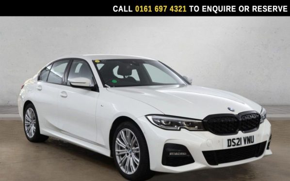 Used 2021 WHITE BMW 3 SERIES Saloon 2.0 330e 12kWh M Sport Saloon 4dr Petrol Plug-in Hybrid Auto xDrive Euro 6 (s/s) (292 ps) (reg. 2021-08-10) for sale in Manchester
