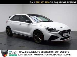 Used 2021 WHITE HYUNDAI I30 Hatchback 2.0 T-GDi N Performance Hatchback 5dr Petrol DCT Euro 6 (s/s) (280 ps) (reg. 2021-06-24) for sale in Stockport