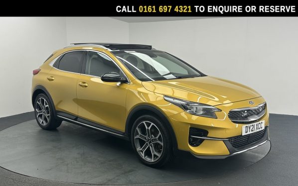 Used 2021 YELLOW KIA XCEED SUV 1.6 GDi 8.9kWh First Edition SUV 5dr Petrol Plug-in Hybrid DCT Euro 6 (s/s) (139 bhp) (reg. 2021-03-31) for sale in Manchester