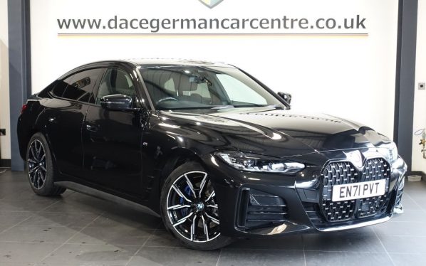 Used 2022 BLACK BMW 4 SERIES GRAN COUPE Hatchback 2.0 430i M Sport Hatchback 5dr Petrol Auto Euro 6 (s/s) (245 ps) (reg. 2022-02-04) for sale in Altrincham