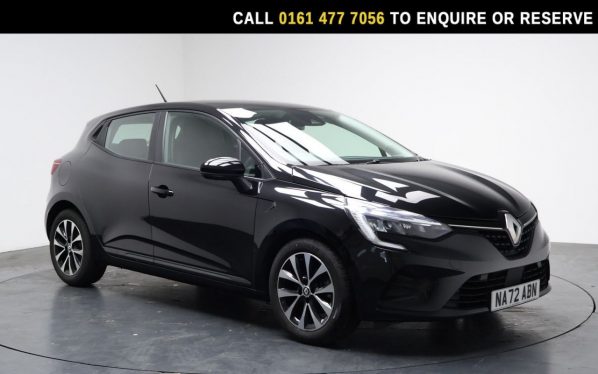 Used 2022 BLACK RENAULT CLIO Hatchback 1.0 TCe Iconic Edition Hatchback 5dr Petrol Manual Euro 6 (s/s) (90 ps) (reg. 2022-12-16) for sale in Stockport
