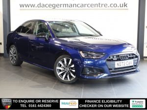 Used 2022 BLUE AUDI A4 Saloon 2.0 TDI 40 Sport Edition Saloon 4dr Diesel S Tronic quattro Euro 6 (s/s) (204 ps) (reg. 2022-10-28) for sale in Altrincham