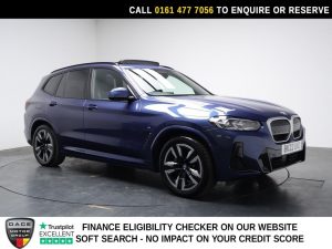 Used 2022 BLUE BMW IX3 SUV 80kWh M Sport SUV 5dr Electric Auto (286 ps) (reg. 2022-03-25) for sale in Stockport