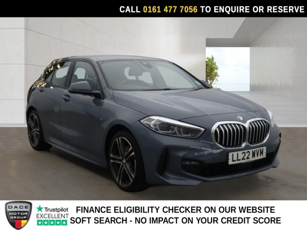 Used 2022 GREY BMW 1 SERIES Hatchback 1.5 118i M Sport (LCP) Hatchback 5dr Petrol Manual Euro 6 (s/s) (136 ps) (reg. 2022-06-28) for sale in Stockport