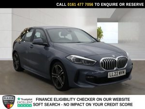 Used 2022 GREY BMW 1 SERIES Hatchback 1.5 118i M Sport (LCP) Hatchback 5dr Petrol Manual Euro 6 (s/s) (136 ps) (reg. 2022-06-28) for sale in Stockport