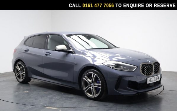 Used 2022 GREY BMW 1 SERIES Hatchback 2.0 M135i Hatchback 5dr Petrol Auto xDrive Euro 6 (s/s) (306 ps) (reg. 2022-10-31) for sale in Stockport