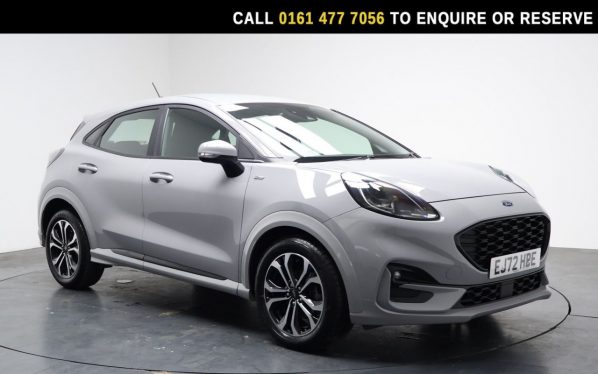 Used 2022 GREY FORD PUMA SUV 1.0T EcoBoost MHEV ST-Line SUV 5dr Petrol Hybrid DCT Euro 6 (s/s) (125 ps) (reg. 2022-11-24) for sale in Stockport