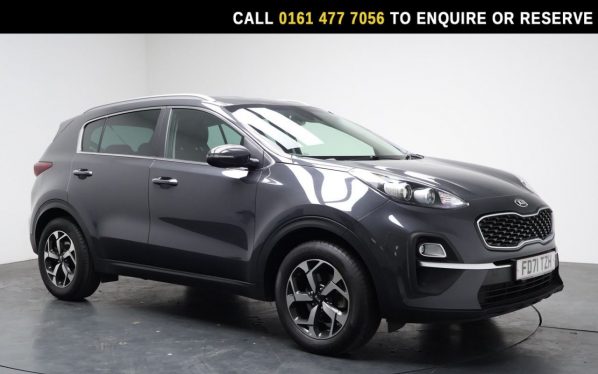 Used 2022 GREY KIA SPORTAGE SUV 1.6 CRDi MHEV 2 SUV 5dr Diesel Hybrid DCT Euro 6 (s/s) (134 bhp) (reg. 2022-02-15) for sale in Stockport