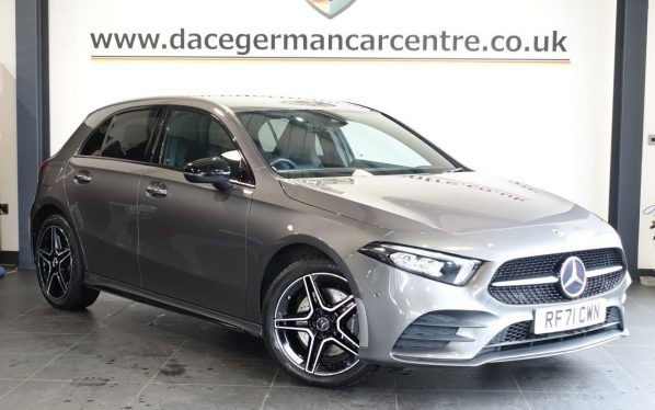 Used 2022 GREY MERCEDES-BENZ A-CLASS Hatchback 1.3 A250e 15.6kWh AMG Line Edition (Premium) Hatchback 5dr Petrol Plug-in Hybrid 8G-DCT Euro 6 (s/s) (218 ps) (reg. 2022-02-17) for sale in Altrincham