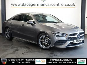 Used 2022 GREY MERCEDES-BENZ CLA Saloon 2.0 CLA220d AMG Line Coupe 4dr Diesel 8G-DCT Euro 6 (s/s) (190 ps) (reg. 2022-03-07) for sale in Altrincham