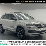 Used 2022 GREY SKODA KAROQ SUV 1.5 TSI ACT SportLine SUV 5dr Petrol DSG Euro 6 (s/s) (150 ps) (reg. 2022-05-26) for sale in Manchester