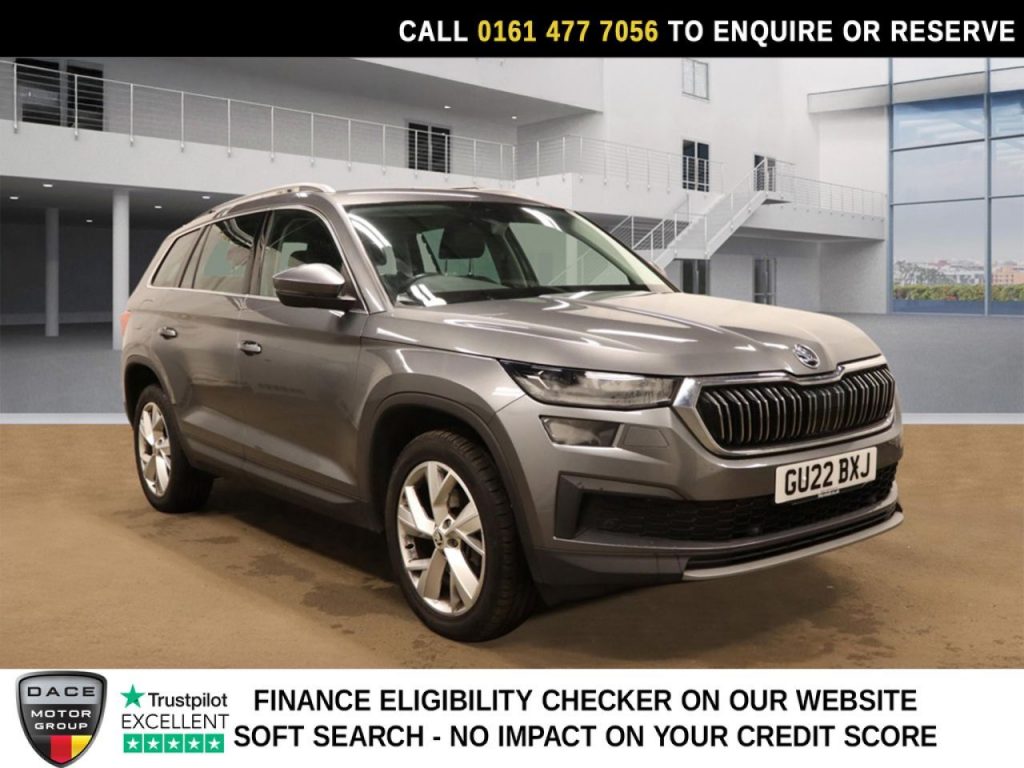 Used 2022 GREY SKODA KODIAQ SUV 1.5 TSI ACT SE L SUV 5dr Petrol DSG Euro 6 (s/s) (7 Seat) (150 ps) (reg. 2022-03-13) for sale in Stockport