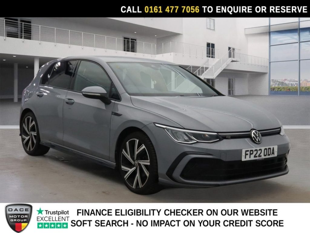 Used 2022 GREY VOLKSWAGEN GOLF Hatchback 1.5 eTSI MHEV R-Line Hatchback 5dr Petrol Hybrid DSG Euro 6 (s/s) (150 ps) (reg. 2022-06-13) for sale in Stockport