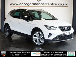 Used 2022 WHITE SEAT ARONA SUV 1.5 TSI FR Sport SUV 5dr Petrol DSG Euro 6 (s/s) (150 ps) (reg. 2022-03-11) for sale in Altrincham