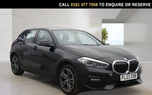Used 2023 BLACK BMW 1 SERIES Hatchback 1.5 118i Sport (LCP) Hatchback 5dr Petrol DCT Euro 6 (s/s) (136 ps) (reg. 2023-06-05) for sale in Stockport