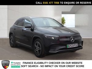 Used 2023 BLACK MERCEDES-BENZ EQA SUV EQA 250+ 70.5kWh AMG Line SUV 5dr Electric Auto (190 ps) (reg. 2023-04-19) for sale in Stockport