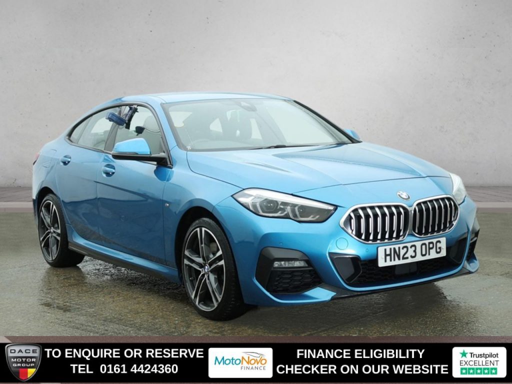Used 2023 BLUE BMW 2 SERIES GRAN COUPE Saloon 2.0 218d M Sport Saloon 4dr Diesel Auto Euro 6 (s/s) (150 ps) (reg. 2023-04-28) for sale in Altrincham