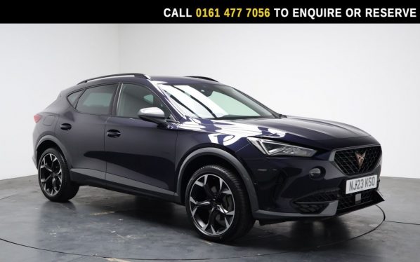Used 2023 BLUE CUPRA FORMENTOR SUV 1.5 TSI V2 SUV 5dr Petrol DSG Euro 6 (s/s) (150 ps) (reg. 2023-03-20) for sale in Stockport
