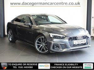 Used 2023 GREY AUDI A5 Coupe 2.0 TFSI 35 S line Coupe 2dr Petrol S Tronic Euro 6 (s/s) (150 ps) (reg. 2023-04-13) for sale in Altrincham