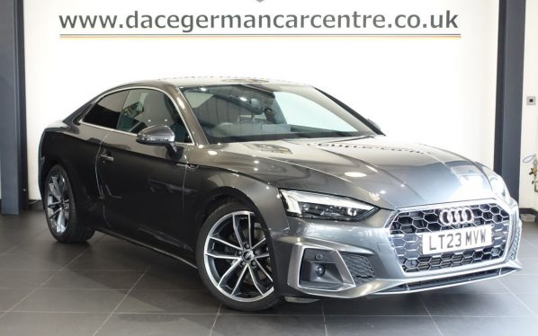Used 2023 GREY AUDI A5 Coupe 2.0 TFSI 35 S line Coupe 2dr Petrol S Tronic Euro 6 (s/s) (150 ps) (reg. 2023-04-13) for sale in Altrincham