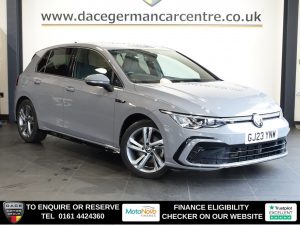 Used 2023 GREY VOLKSWAGEN GOLF Hatchback 1.5 TSI R-Line Hatchback 5dr Petrol Manual Euro 6 (s/s) (150 ps) (reg. 2023-04-17) for sale in Altrincham