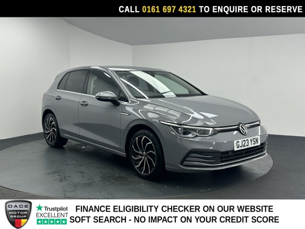 Used 2023 GREY VOLKSWAGEN GOLF Hatchback 1.5 TSI Style Edition Hatchback 5dr Petrol Manual Euro 6 (s/s) (130 ps) (reg. 2023-03-25) for sale in Manchester