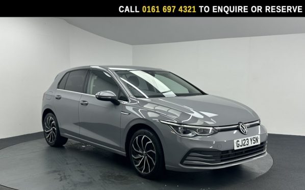 Used 2023 GREY VOLKSWAGEN GOLF Hatchback 1.5 TSI Style Edition Hatchback 5dr Petrol Manual Euro 6 (s/s) (130 ps) (reg. 2023-03-25) for sale in Manchester