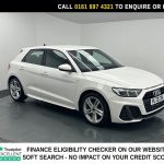 Used 2023 WHITE AUDI A1 Hatchback 1.0 TFSI 30 S line Sportback 5dr Petrol Manual Euro 6 (s/s) (110 ps) (reg. 2023-02-14) for sale in Manchester