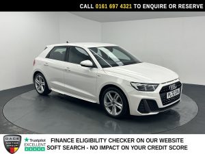 Used 2023 WHITE AUDI A1 Hatchback 1.0 TFSI 30 S line Sportback 5dr Petrol Manual Euro 6 (s/s) (110 ps) (reg. 2023-02-14) for sale in Manchester