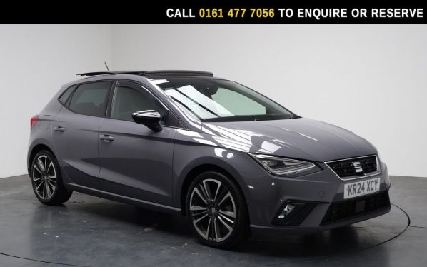 Used 2024 GREY SEAT IBIZA Hatchback 1.0 TSI Anniversary Limited Edition Hatchback 5dr Petrol DSG Euro 6 (s/s) (115 ps) (reg. 2024-07-19) for sale in Stockport