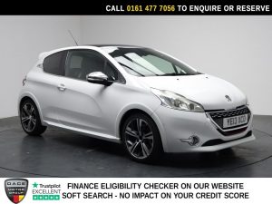 Used 2013 WHITE PEUGEOT 208 Hatchback 1.6 THP GTi Hatchback 3dr Petrol Manual Euro 5 (200 ps) (reg. 2013-06-28) for sale in Reddish Trade