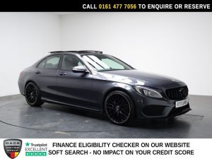 Used 2014 GREY MERCEDES-BENZ C-CLASS Saloon 2.1 C220 BlueTEC AMG Line Saloon 4dr Diesel G-Tronic+ Euro 6 (s/s) (170 ps) (reg. 2014-11-27) for sale in Stockport