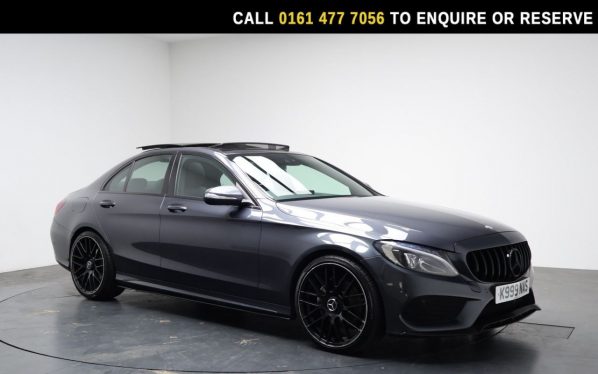 Used 2014 GREY MERCEDES-BENZ C-CLASS Saloon 2.1 C220 BlueTEC AMG Line Saloon 4dr Diesel G-Tronic+ Euro 6 (s/s) (170 ps) (reg. 2014-11-27) for sale in Stockport