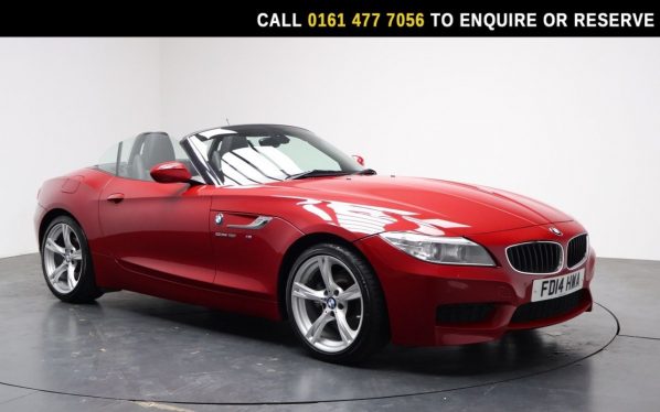 Used 2014 RED BMW Z4 Convertible 2.0 18i M Sport Convertible 2dr Petrol Manual sDrive Euro 6 (s/s) (156 ps) (reg. 2014-06-04) for sale in Stockport