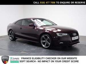 Used 2015 RED AUDI A5 Coupe 2.0 TDI Black Edition Coupe 2dr Diesel Manual Euro 5 (s/s) (177 ps) (reg. 2015-01-28) for sale in Stockport