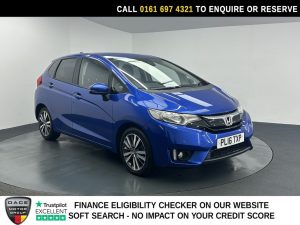 Used 2016 BLUE HONDA JAZZ Hatchback 1.3 i-VTEC EX Hatchback 5dr Petrol Manual Euro 6 (s/s) (102 ps) (reg. 2016-08-20) for sale in Manchester